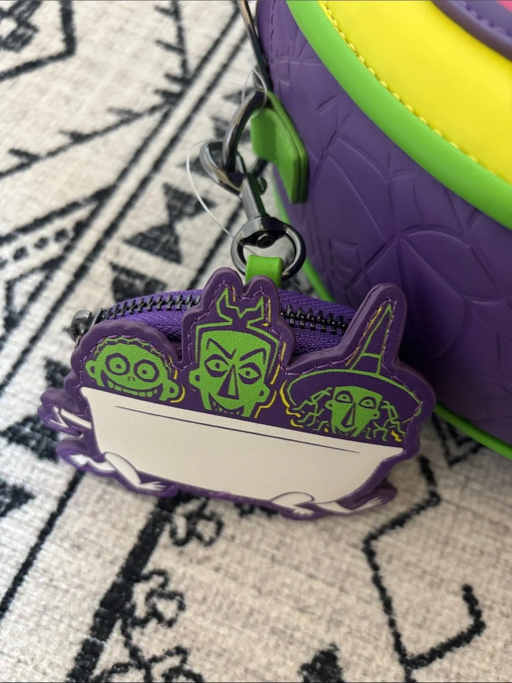 NWT 2025 Glow In The Dark Oogie Boogie Backpack Crossbody Bag & Matching Ears